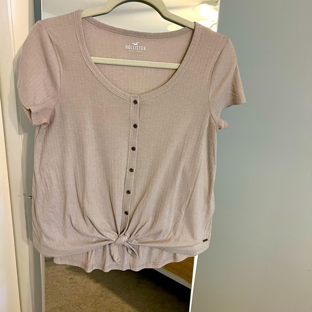 Hollister, Beige Easy T-Shirt, S